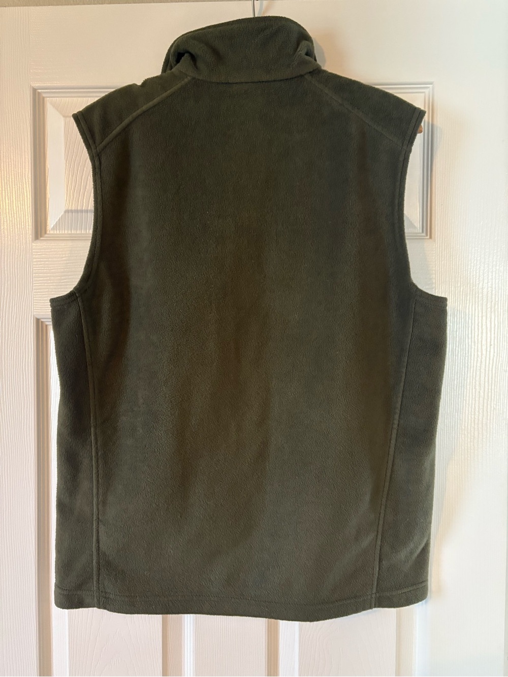 Columbia Fleece Forest Green Zip Up Vest Outdoor - Picture 3 of 7